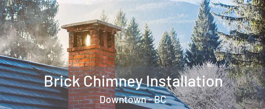  Brick Chimney Installation Downtown - BC