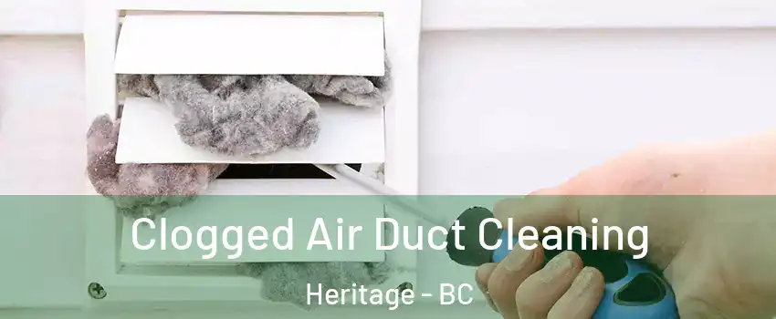  Clogged Air Duct Cleaning Heritage - BC