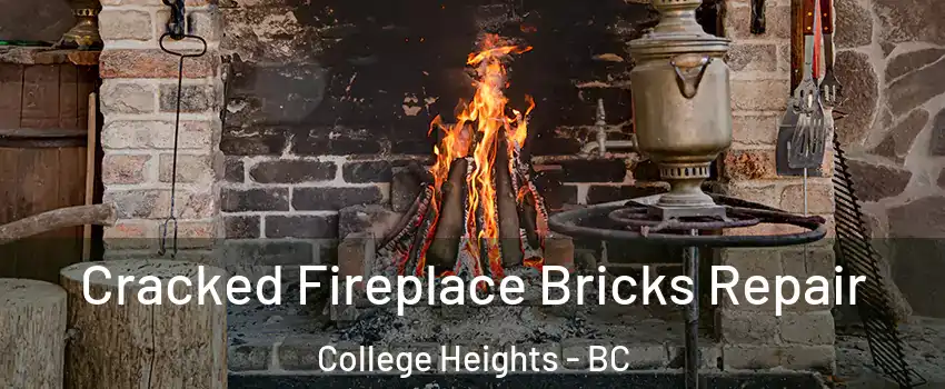  Cracked Fireplace Bricks Repair College Heights - BC