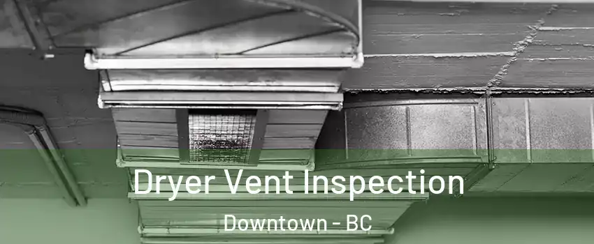  Dryer Vent Inspection Downtown - BC