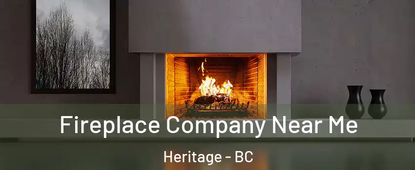  Fireplace Company Near Me Heritage - BC