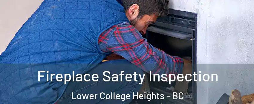  Fireplace Safety Inspection Lower College Heights - BC