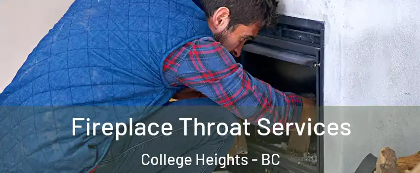  Fireplace Throat Services College Heights - BC