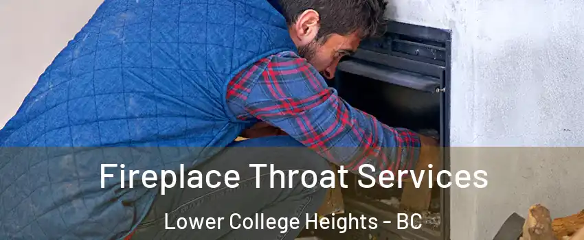  Fireplace Throat Services Lower College Heights - BC