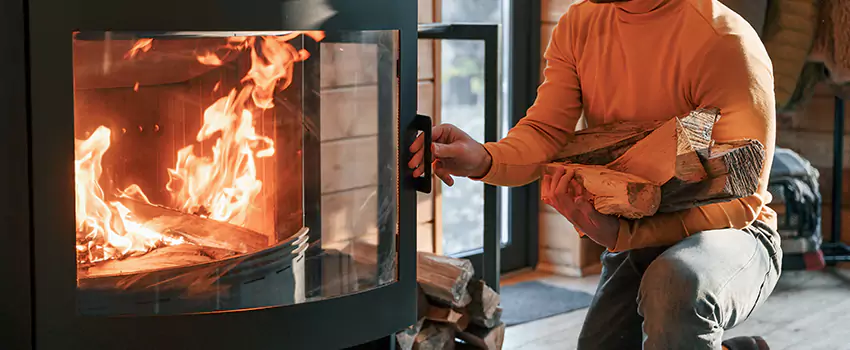 Residential Fireplace Ceramic Glass Installation in Prince George, BC