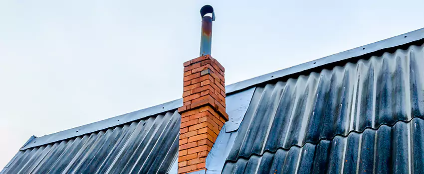 Aluminium Chimney Flashing Repair in Prince George, BC