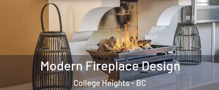  Modern Fireplace Design College Heights - BC