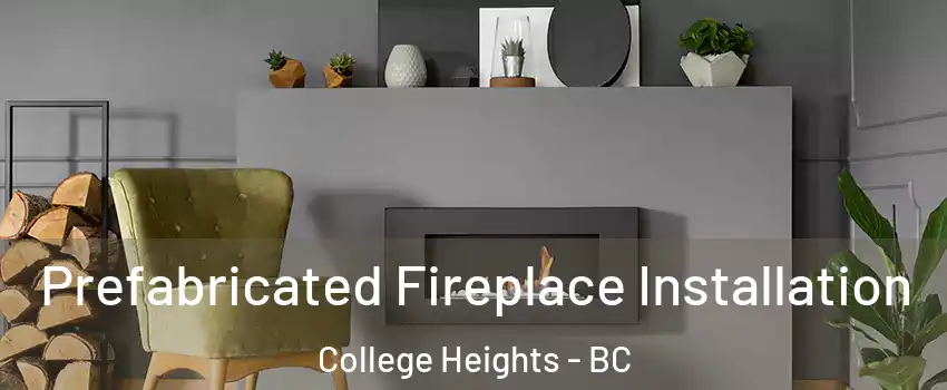  Prefabricated Fireplace Installation College Heights - BC