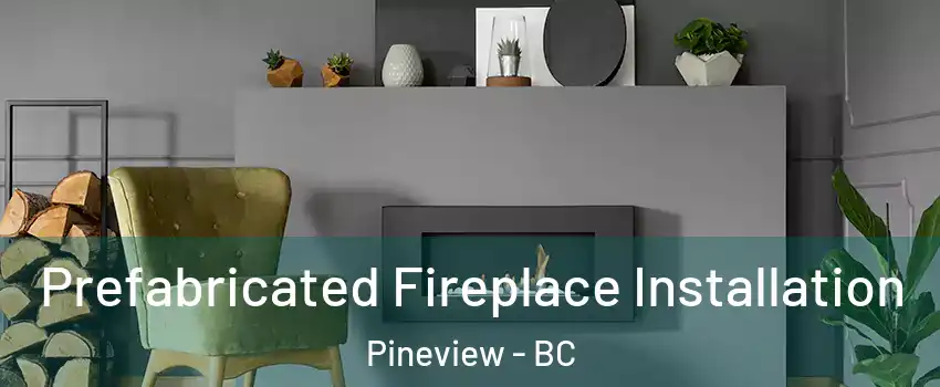  Prefabricated Fireplace Installation Pineview - BC