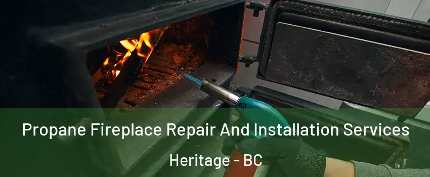  Propane Fireplace Repair And Installation Services Heritage - BC