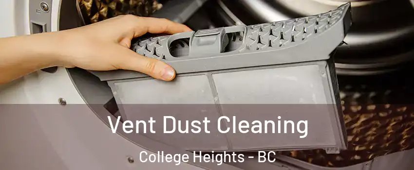  Vent Dust Cleaning College Heights - BC