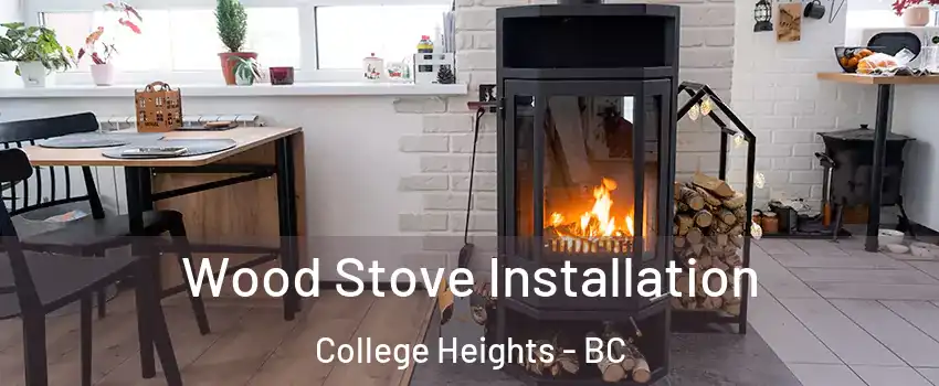  Wood Stove Installation College Heights - BC