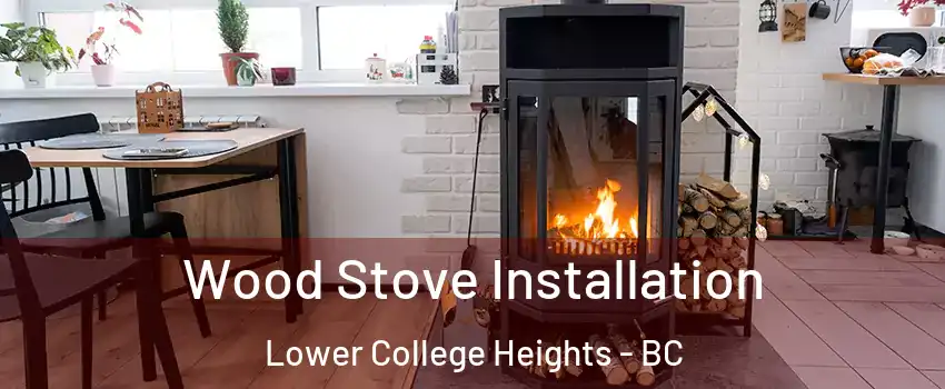  Wood Stove Installation Lower College Heights - BC